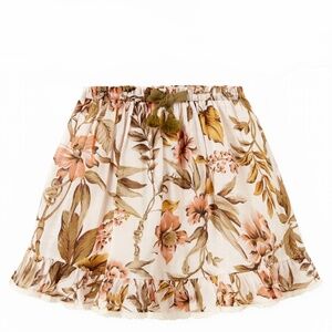 Zimmermann Girls Anneke Flounce Floral Skirt sz4